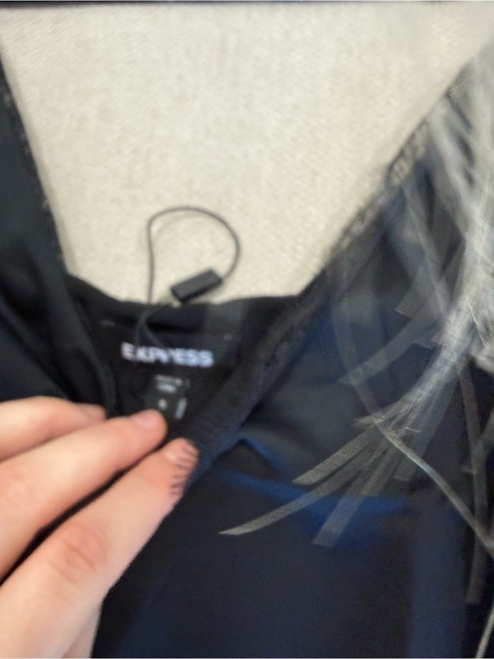 NEW EXPRESS lace top S - Picture 9 of 13